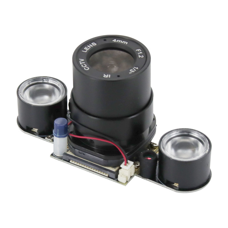 IR-CUT conmutación automática luz infrarroja Raspberry PI 4mm visión nocturna Gran lente de la cámara