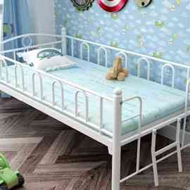 7YN厂家直销宝宝婴儿床加宽小床边床健康铁艺拼接儿童床带护栏