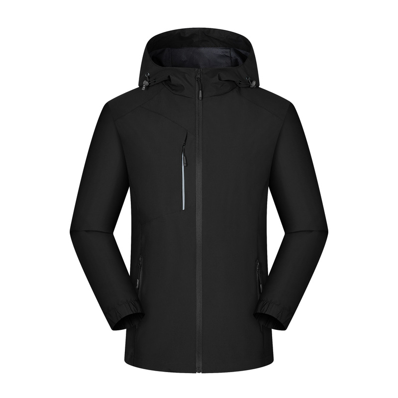 薄款冲锋衣定制工作服印字logo情侣长袖外套春秋一体透气夹克刺绣|undefined