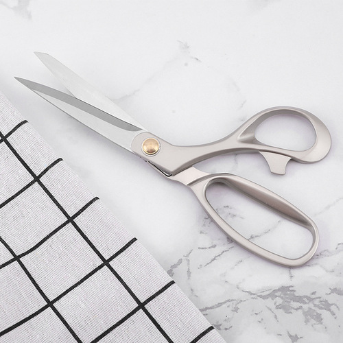 Wholesale stainless steel household tailor scissors zinc alloy tailor scissors sewing craft clothing handmade large scissors