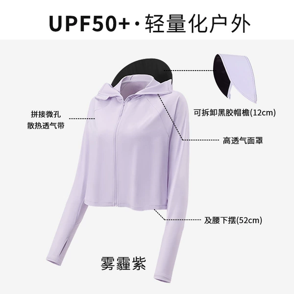 Disassembly brim-Ice Mist Purple (Send UPF50+Test Card)