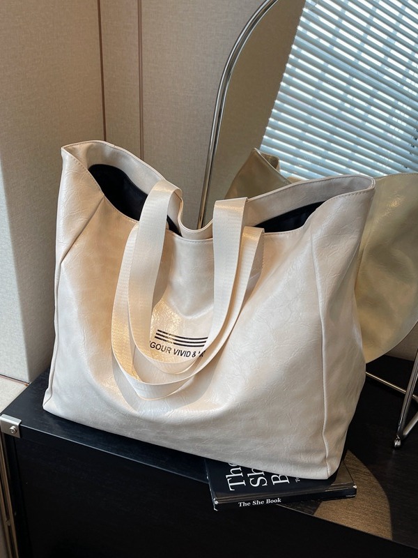 Súper suave bolsa grande de moda elegante color sólido aceite de cera de cuero bolsa de equipaje de corta distancia bolsa de yoga fitness bolsa de deporte