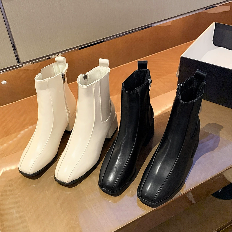 Martens, summer black chelsea, thin boots, (Physicals)