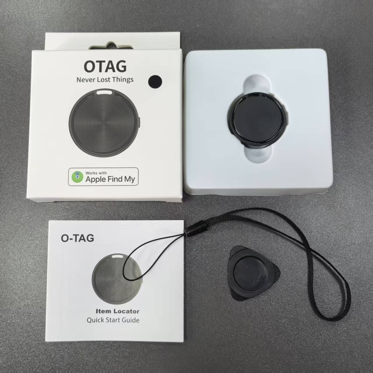 Aplicable a Apple Android Dual System Localizador a prueba de pérdida de llaves, mochila, rastreo de artículos, dispositivo a prueba de pérdida