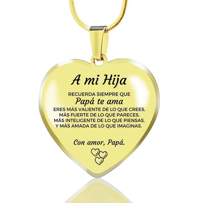 Collar de epoxi de acero inoxidable transfronterizo colgante en forma de corazón de melocotón llavero de amor personalizado español regalo de Navidad