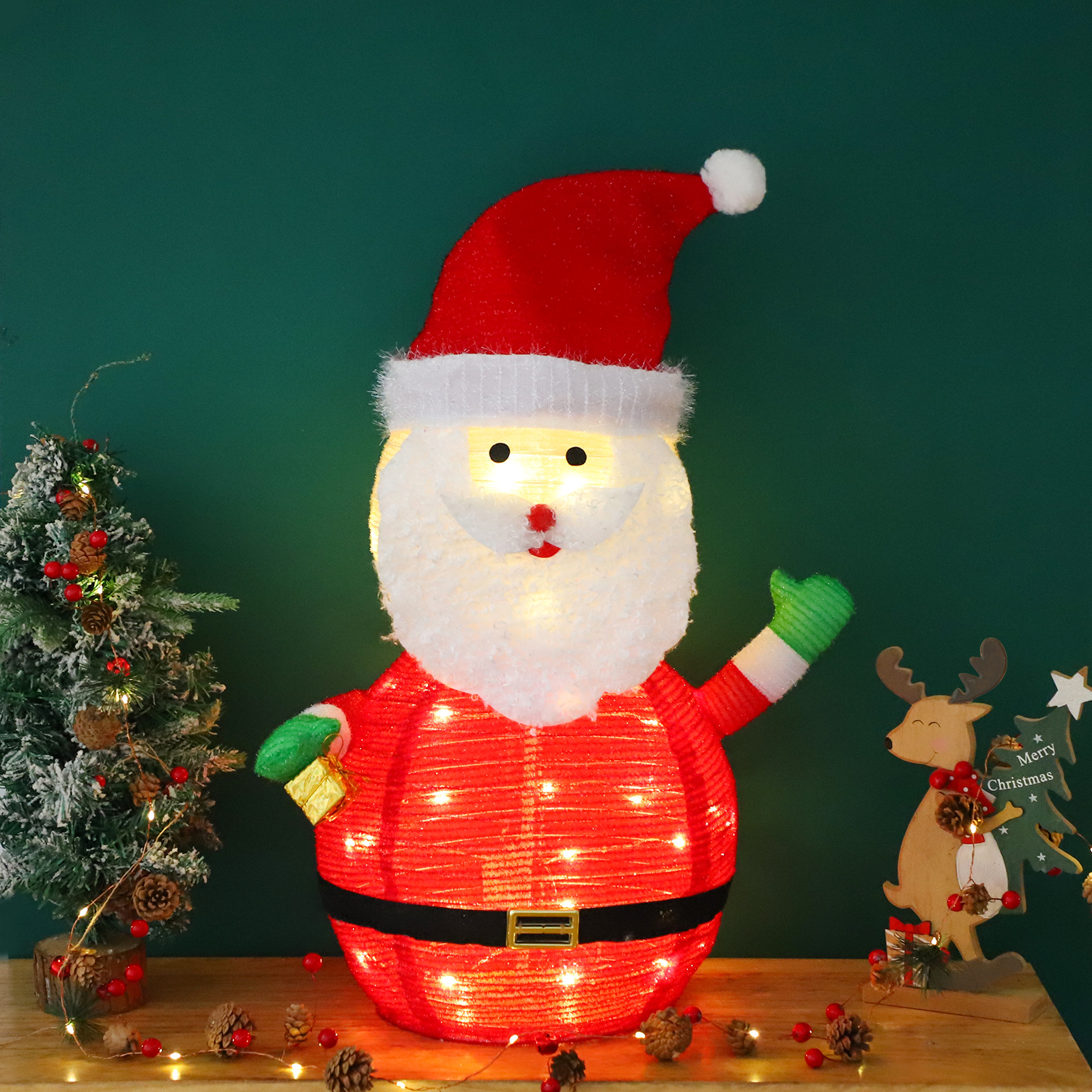 45cm*70cm 산타클로스 [배터리 박스]