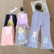 New Horn Leggings Girls Stretch Cartoon Long Pants Spring and Autumn All-match Children's Outfit Baby Girls Outer Wear