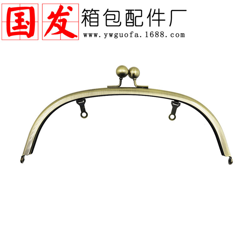 In stock: 25cm curvo liso sin agujeros cabeza de bola oro viscosa bronce