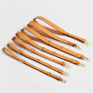 Luggage Accessories Bag Belt Color Changing Vegetable Tanned Cowhide Shoulder Strap Single Shoulder Crossbody Bag Belt Old Flower 1v Bag Shoulder Strap