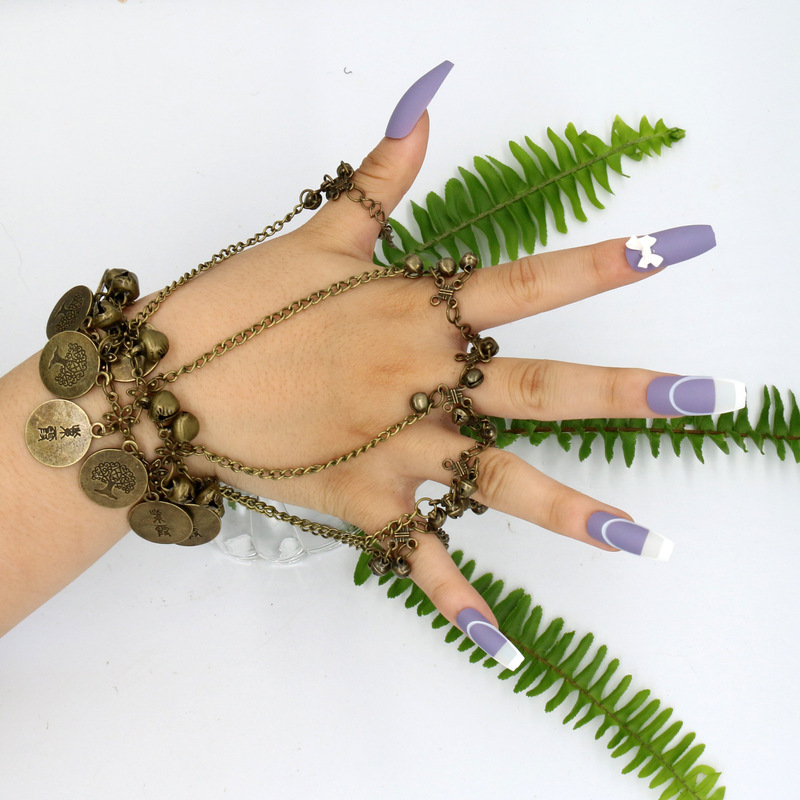 Ancient Costume Dance Bell Bracelet Journey to the West to Conquer Demons Zhu Yin Original Carved Bodhi Tree Zixia Fairy Bracelet Accessories Ancient Costume Dance Bell Bracelet Journey to the West to Conquer Demons Zhu Yin Original Carved Bodhi Tree Zixia Fairy Bracelet Accessories