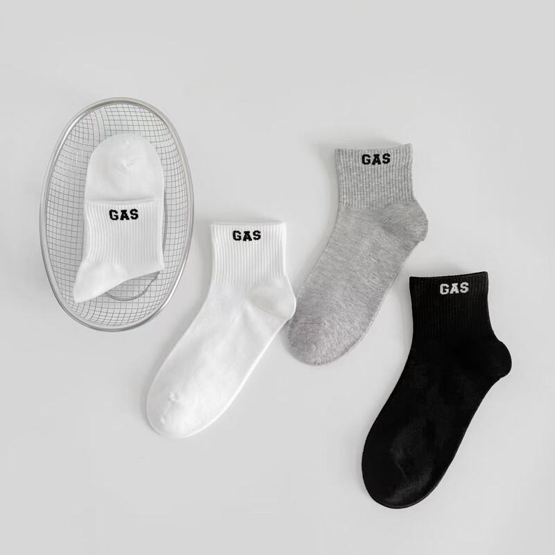 Lumia Socks 2023 Adult Socks Spring and Summer Trendy Short Socks Trendy Brand One Size Two Stripes Seamless