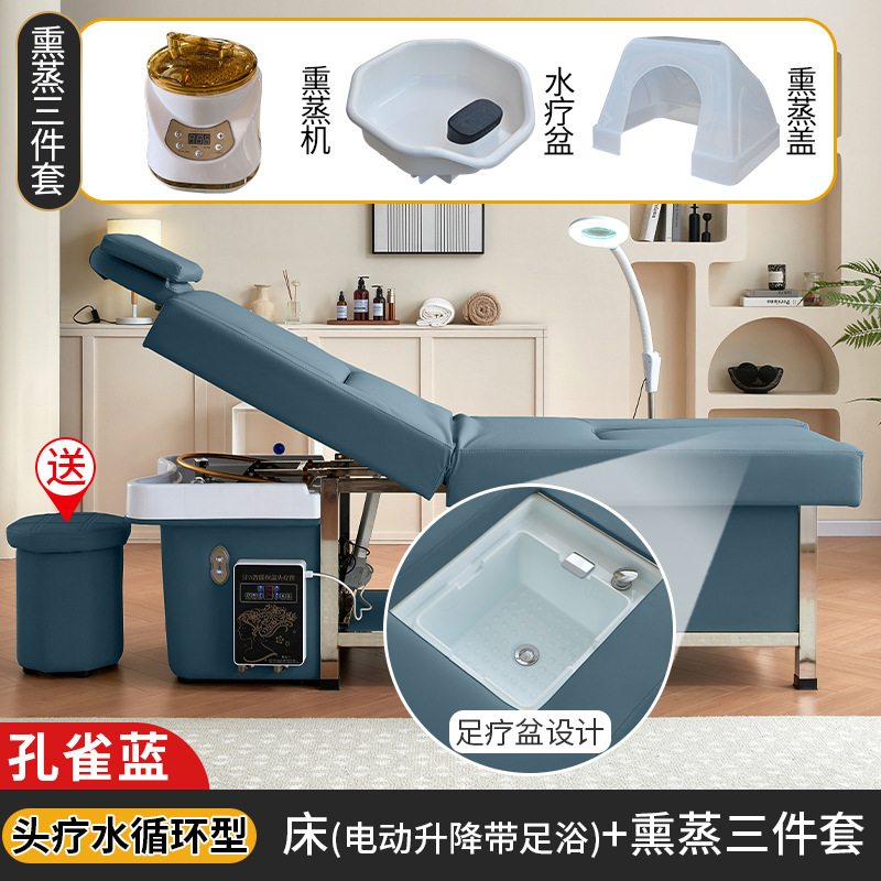 Azul pavo real + CIRCULACIÓN DE AGUA + Fumigación