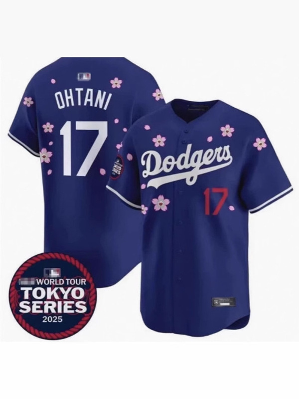 アメリカンプロ野球 ドジャース ドジャース No.17 大谷翔平 速乾スポーツ野球ユニフォーム カーディガン 男女兼用|undefined