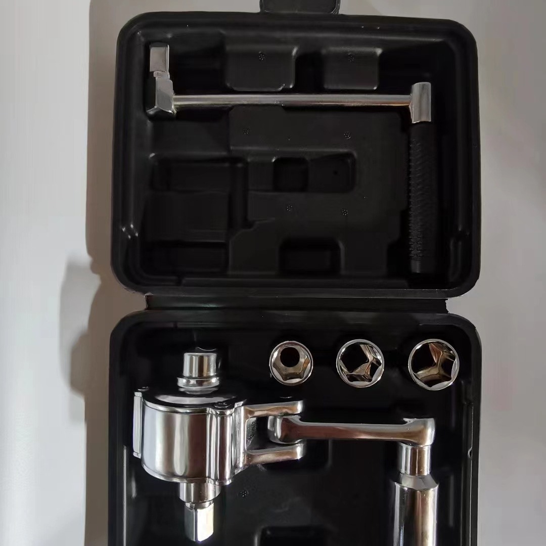 En stock al por mayor pequeño coche de ahorro de mano de obra llave conjunto poder-Aumento de descarga neumático tuerca removedor con herramienta de coche ventas directas