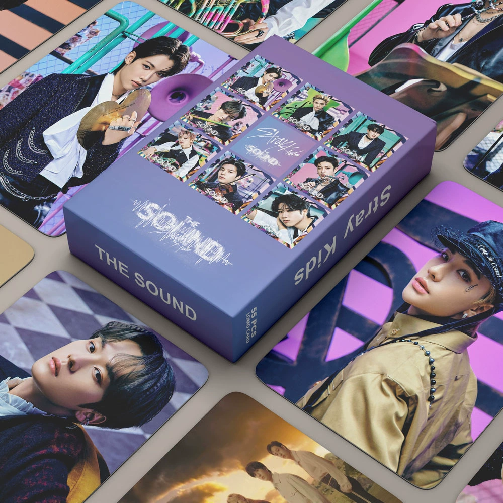 Эксклюзивная коллекция YX, пуленепробиваемая розовая печать, StrayKids SEVENTEEN, сопутствующие K-pop LOMO-карточки