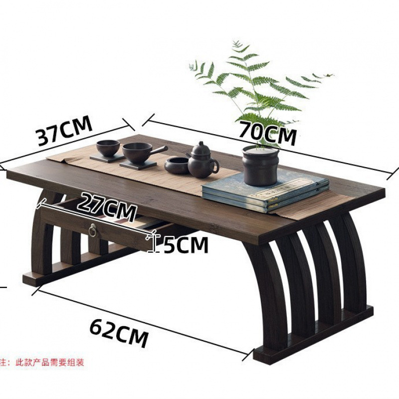 楠竹飘窗茶桌榻榻米日式中式矮桌折叠炕桌阳台坐地场景适用小茶几|undefined