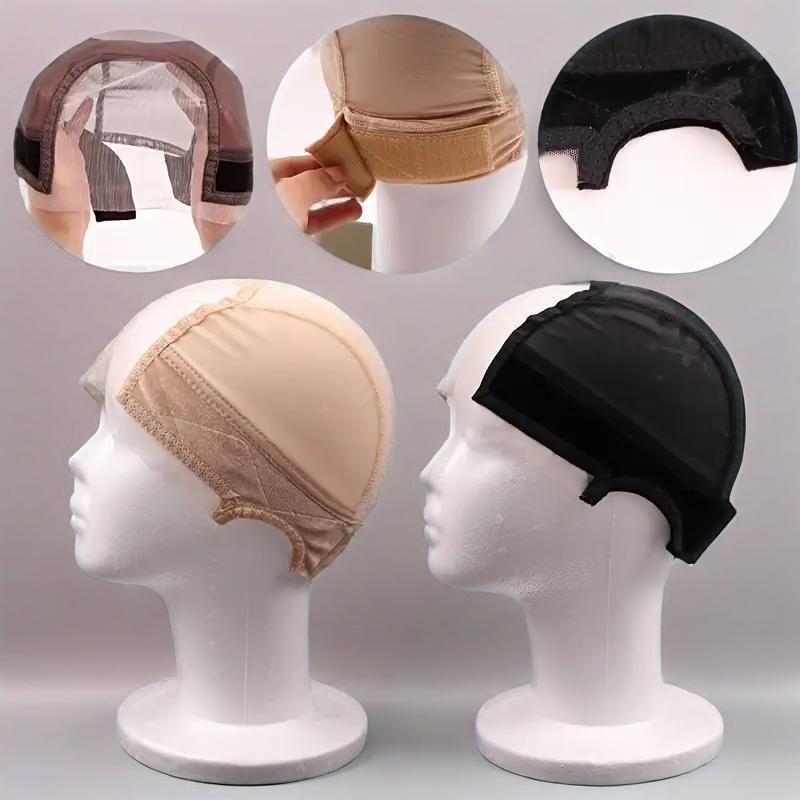 Cross-border Lace Wig Cap elastic head cap leather hair net 4*5 velvet lace U-shaped wig net cap