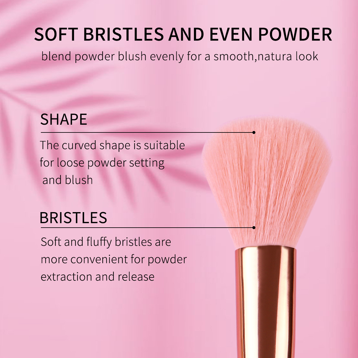 Zhuoerya Cross-border nuevo producto portátil rosa transparente mango herramienta de belleza 5 sombra de ojos maquillaje cepillo juego de pinceles al por mayor