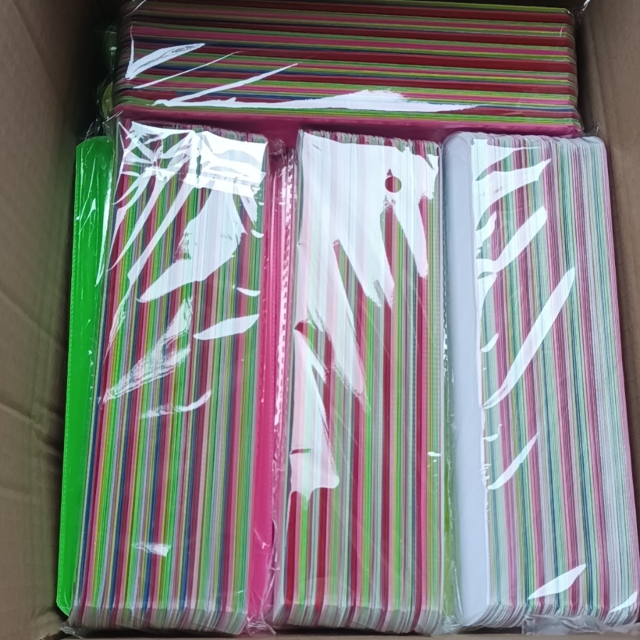 Fluorescente multicolor pvc reflectante color mixto collar pulsera 3X22 tamaño fábrica directa fábrica al por mayor