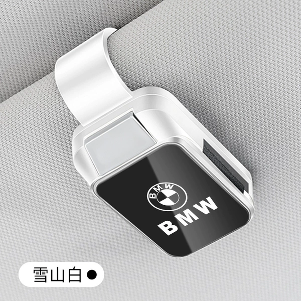 【BMW-Glasses Clip Y001】Snow Mountain White