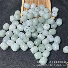 新品翡翠桶珠手工diy配件手链项链配饰时尚饰品珠宝文玩T