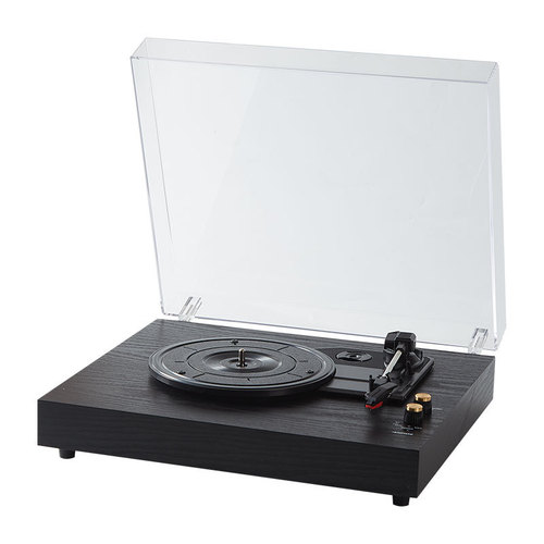 Antique-style turntable, birthday gift wireless record player, retro black vinyl record machine