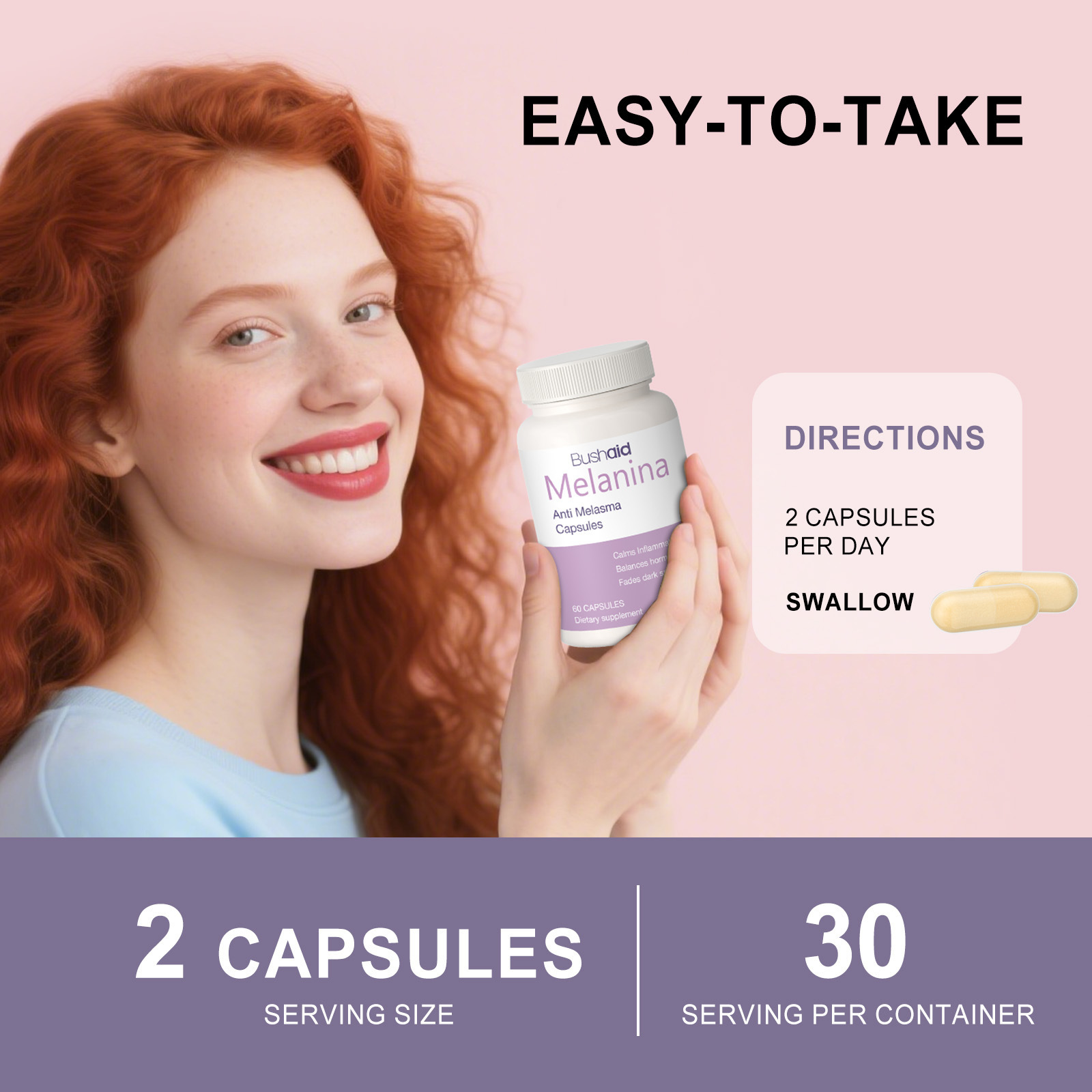 BUSHAID Anti Melasma Capsules Dr Body Treatment