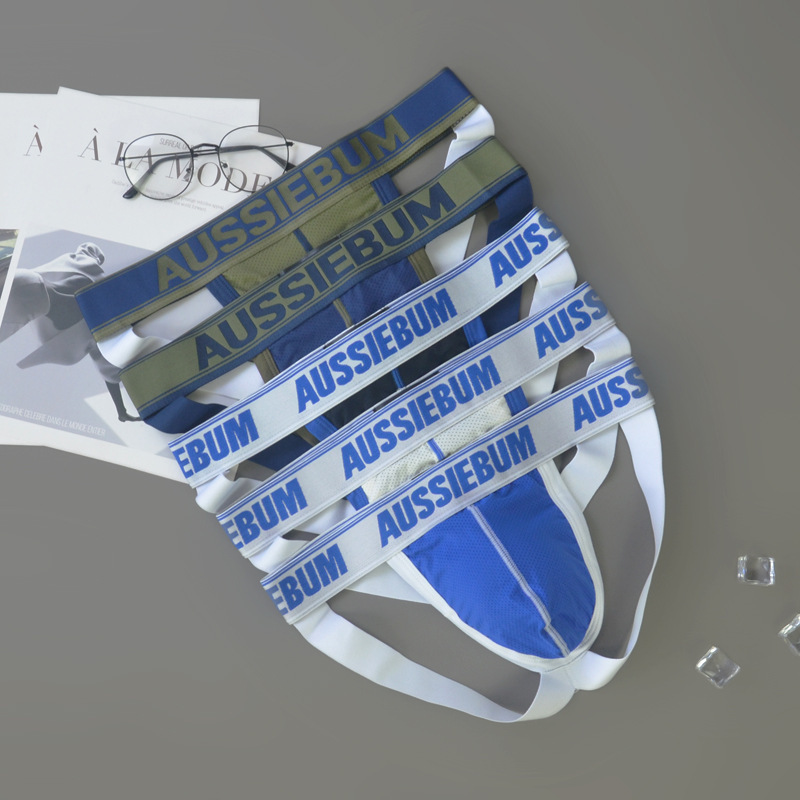 aussiebum new men's rear hollow small mesh low waist sexy underwear Youth double thong aussiebum new men's rear hollow small mesh low waist sexy underwear Youth double thong