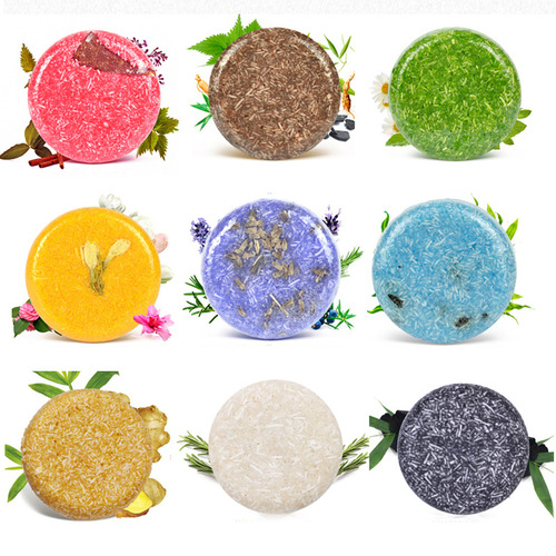 Silicone-free Polygonum multiflorum shampoo, ginger hair care, mint, cinnamon and rosemary shampoo soap, wholesale processing