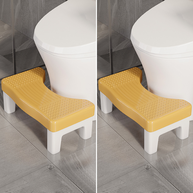 家庭用トイレスツール、厚みのある滑り止めトイレしゃがみ、子供と大人のフットスツール、トイレスツール、妊婦用フットスツール、バスルーム|undefined