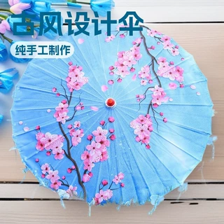 古风伞油纸伞汉服女防雨防晒走秀伞舞蹈伞中国风吊顶装饰伞旗袍伞