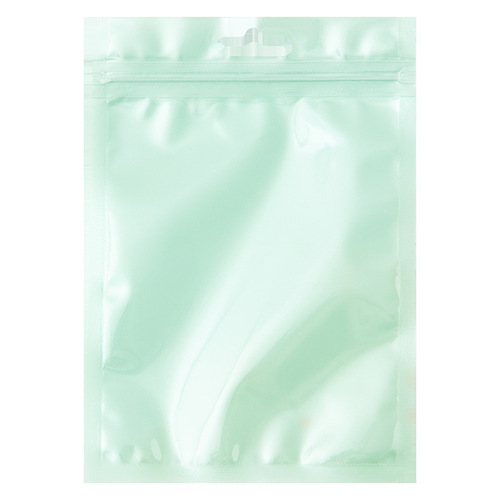 Macaron color ziplock bag plastic bag thickened transparent color bone bag storage sealed pocket makeup brush packaging bag