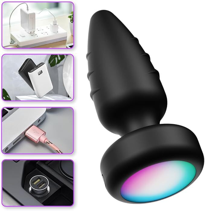 App-Controlled Remote Anal Plug with 10 Vibration Modes and 360° Rotating Swing Motion — detail image 4