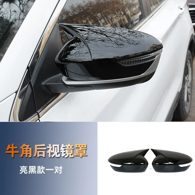 Şüşə kənarı xromları/moldingləri rearview mirror cover modification reversing - geely-binyue-glossy-black-model-a-pair-of-rearview-mirrors
