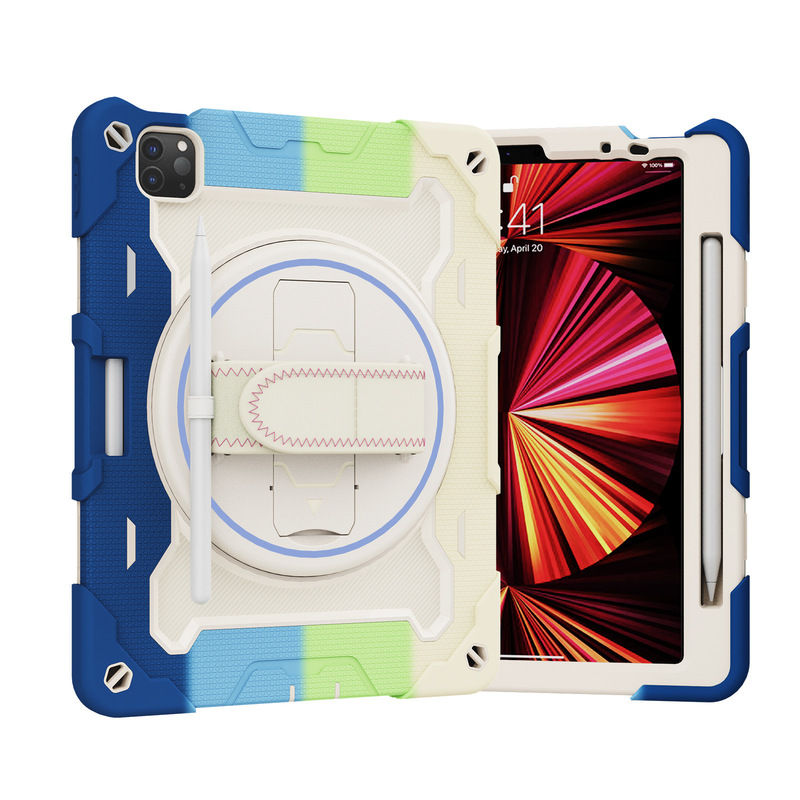 Applicable to ipadpro11 tablet cover anti-bending 12.9-inch horizontal and vertical bracket 9.7 silicone children's anti-fall shell mini