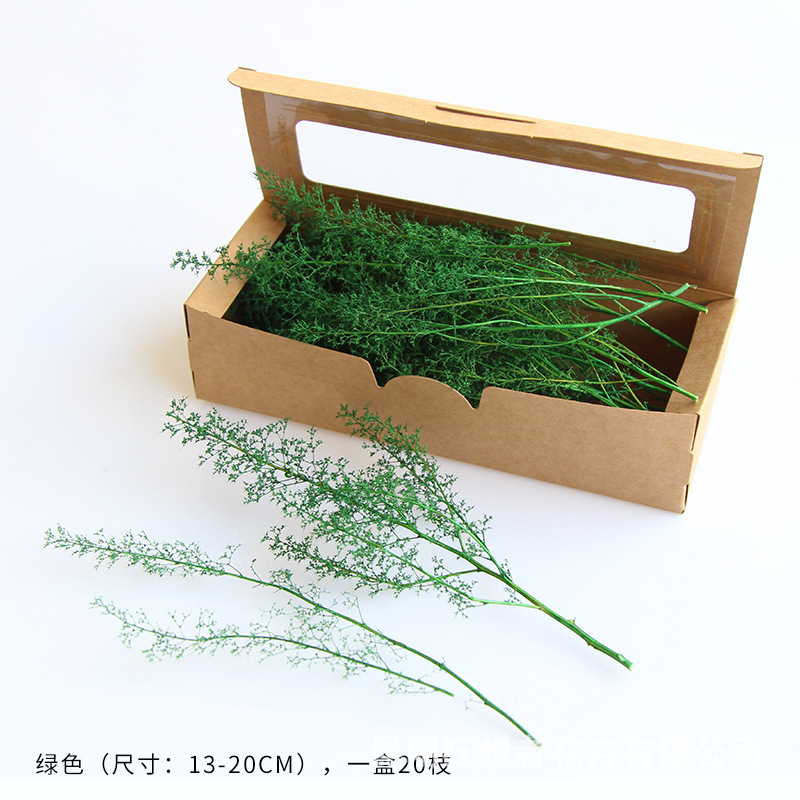 Cao cấp 12-20cm chi ngắn [hộp 20 chiếc màu xanh lá cây]