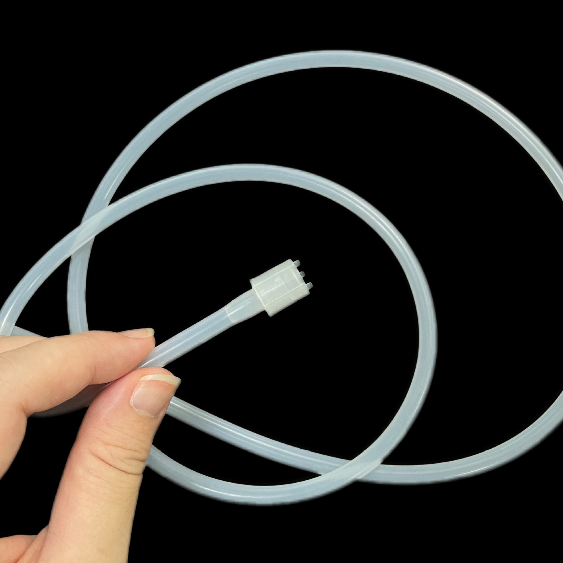 ?桶装水电动抽水器吸水管过滤沉头食品级硅胶软管饮水机进水管