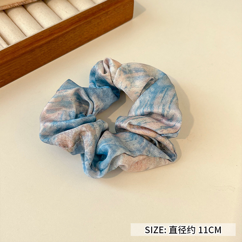 可爱红色小樱桃蕾丝大肠发圈女高级感百搭头饰扎头发大号春夏发绳|undefined