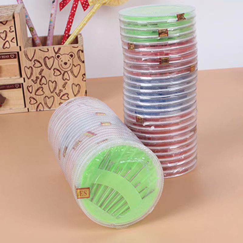 Fabricante al por mayor herramientas diy diarias en el hogar aguja de sutura manual aguja de disco aguja caja de aguja multicolor al por mayor
