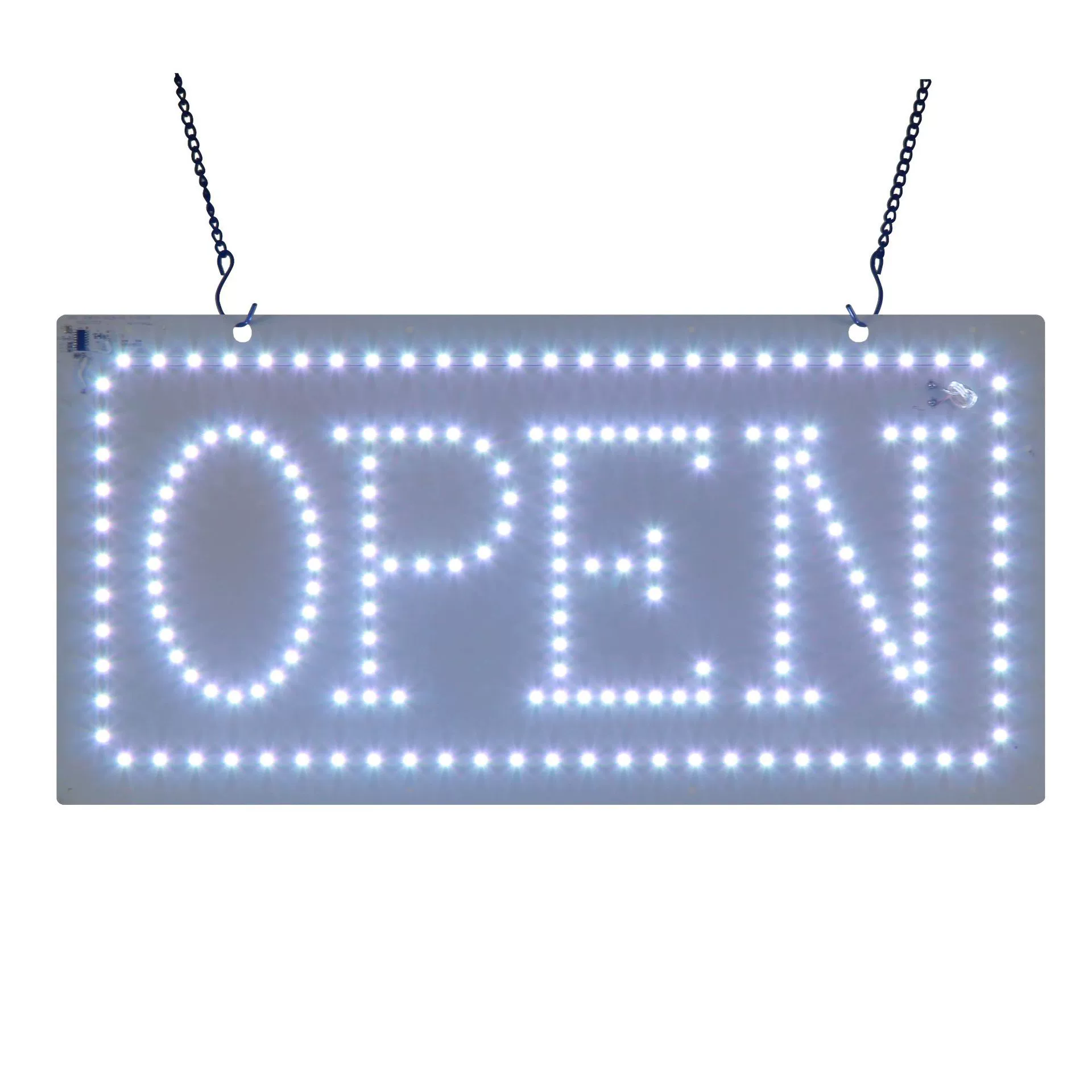 Прямые продажи с завода экспорт RGB бегущий открытый подпись полноцветный световой выход LED Открытая вывеска Bluetooth пульт дистанционного управления