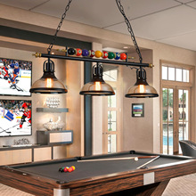 工业风美式复古台球吊灯餐厅吧台服装火锅店装饰创意个性怀旧灯具