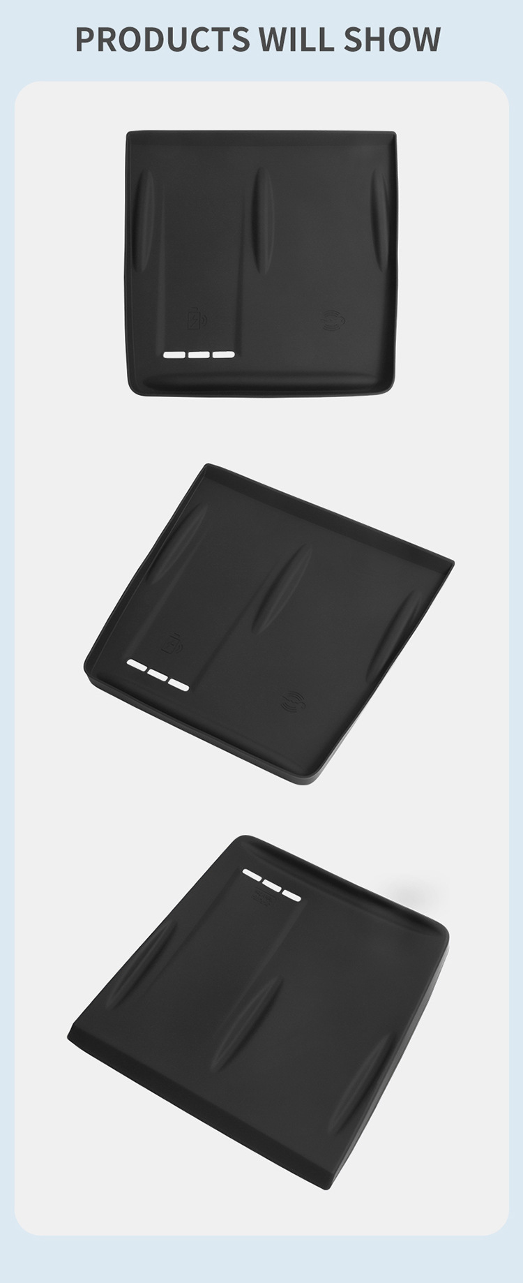 Suitable for 22-25 Models of Chery Omoda C5 Central Control Wireless Charging Silicone Anti-Slip Mat Car Modification Products