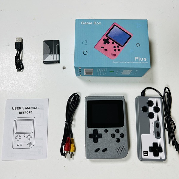 Consola de Juegos Portátil Retro Macaron 400 en 1 500 en 1 800 en 1 para Regalo y Juegos