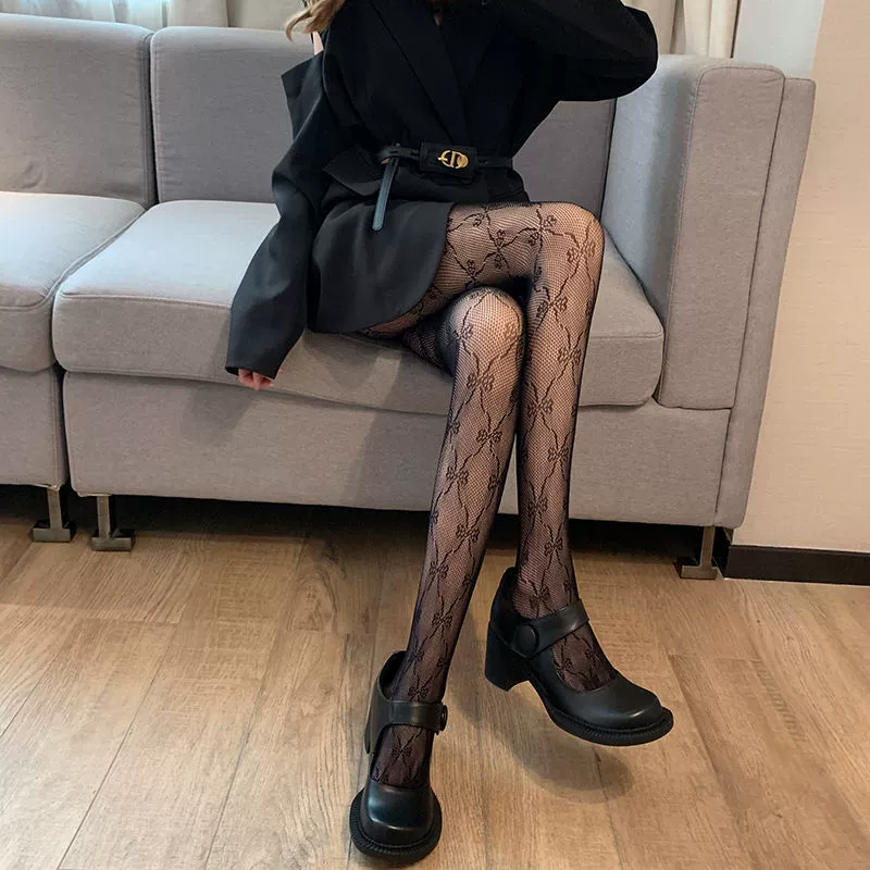 Рыболовная сеть, колготки, Lolita стиль, утягивающий эффект