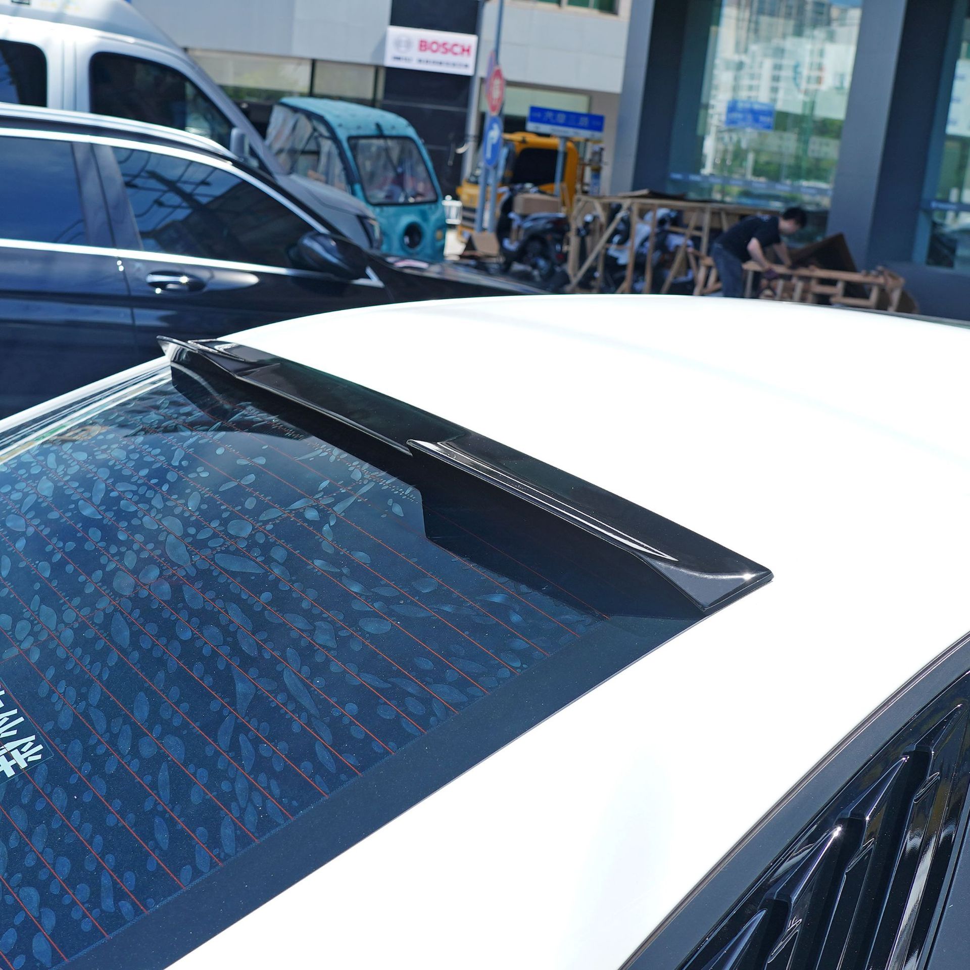 Suitable for 22-27 Geely Emgrand S70 front spoiler, front lip, rear wing, side skirts, rear lip, top wing, body kit