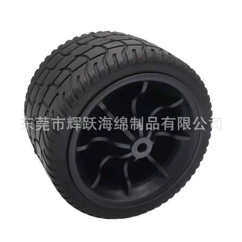 Индивидуальная тележка для пикника в стиле кемпинга, твердая шина из пенополиуретана, 7-дюймовая тележка для строительной площадки, 8inch 10inch взрывозащищенных шин, игрушечная машинка