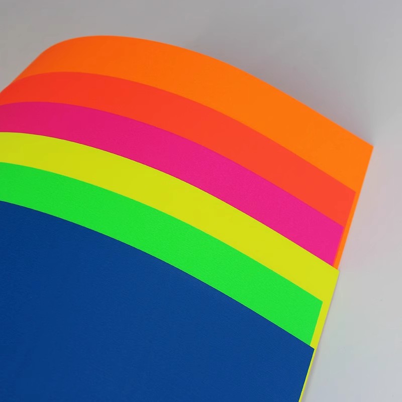 형광색 하드 카드지 A4 핸드메이드 하드 카드지 250G 오리지미 레드 어린이 초등학생 도화지 두껍게 만들기