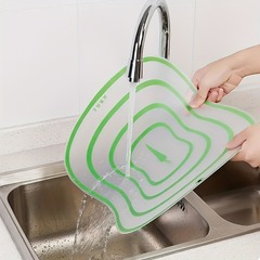 フロスト分類まな板キッチンまな板プラスチック果物板家庭用滑り止めシート透明まな板まな板