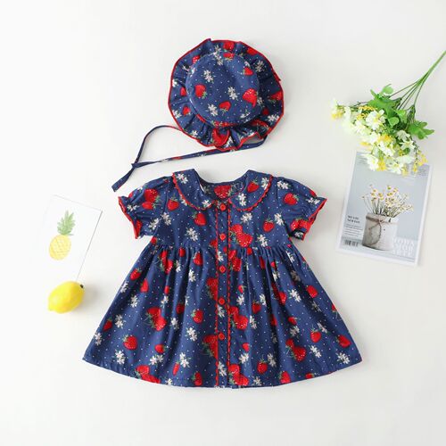  Summer Full Moon Baby Cross-border Instagram Children's Dress for Newborns and Infants