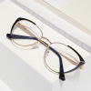 Metal fashionable glasses, European style, cat's eye